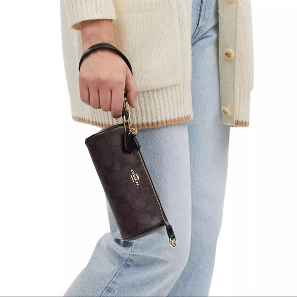 Coach Nolita Barrel Bag In Signature Canvas - Picture 2 of 11